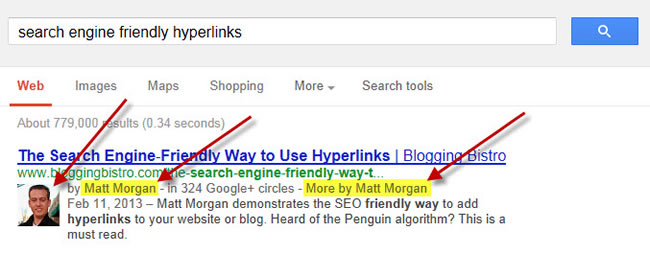 Benefits of Google Authorship