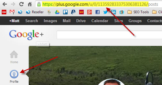 Google+ Profile URL