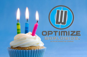 Happy Birthday Optimize Worldwide