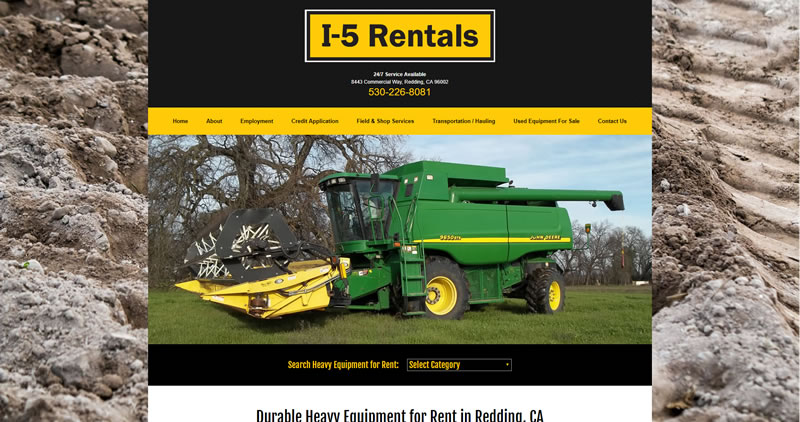 I5 Rentals - Website Design by Optimize Worldwide