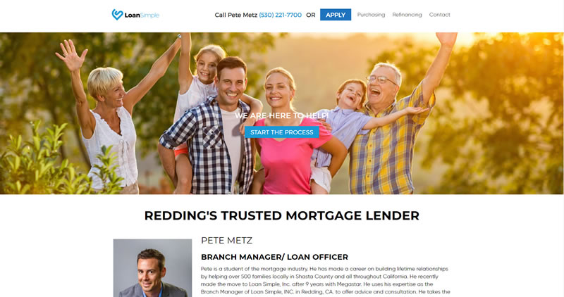 Loan Simple - Website Design by Optimize Worldwide
