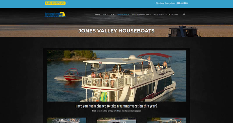 Houseboats.com - Website Design by Optimize Worldwide