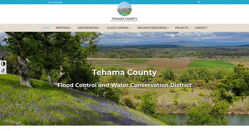 TehamaCountyWater.org - Website Design by Optimize Worldwide