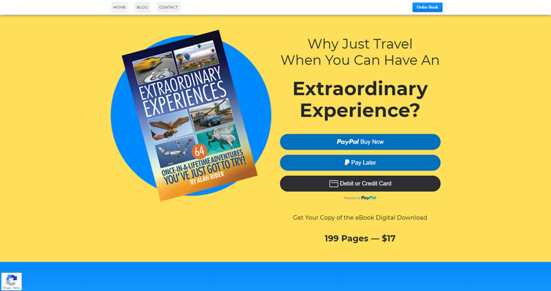 Extraordinary Experiences eBook - Website Design by Optimize Worldwide