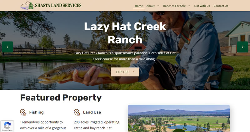 Shasta Land Services - Website Design by Optimize Worldwide