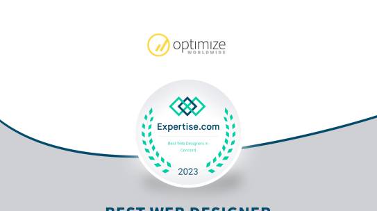 Optimize Worldwide Awarded Top Web Designers Award in Concord for 2023
