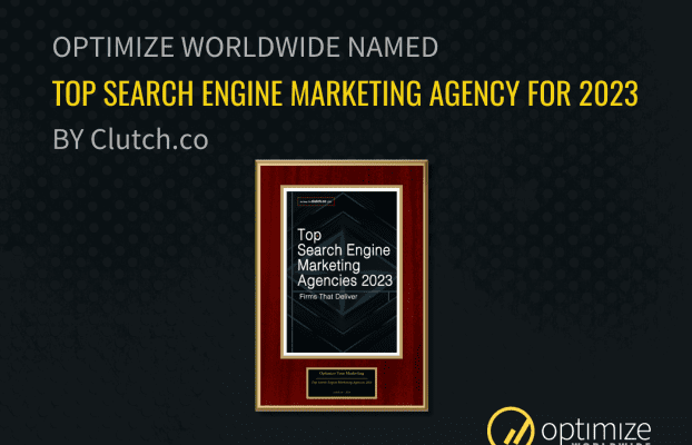 Optimize Worldwide Named a Top Search Engine Marketing Agency for 2023 by Clutch.co