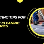 marketing tips for carpet cleaning companies