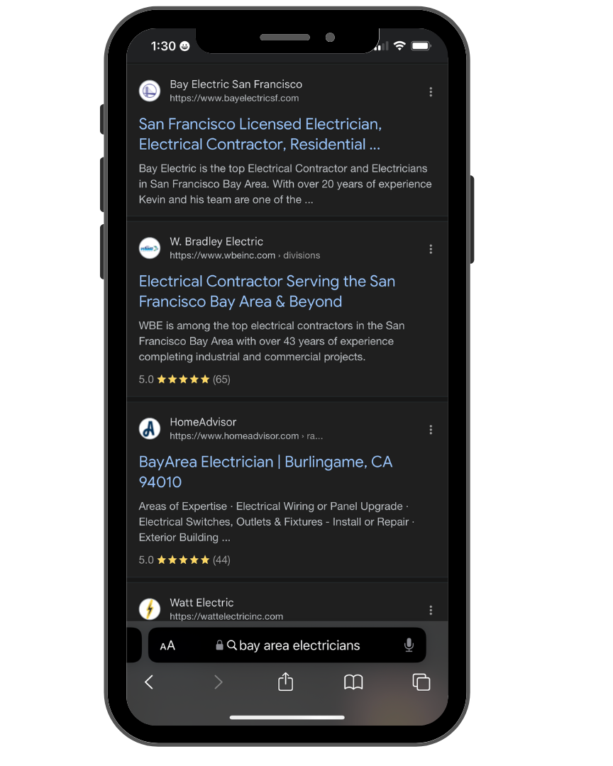 Local SEO for Electricians