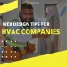 web design tips for hvac companies