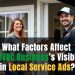 What Factors Affect My HVAC Business's Visibility in Local Service Ads?