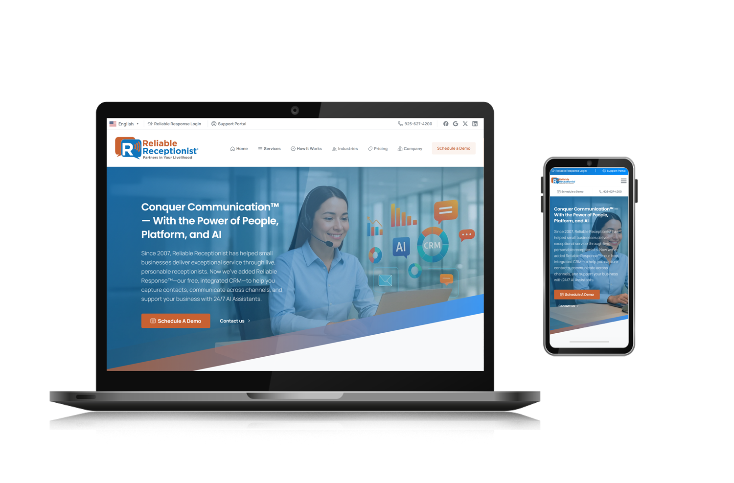 Local Service Ads search results mobile and desktop