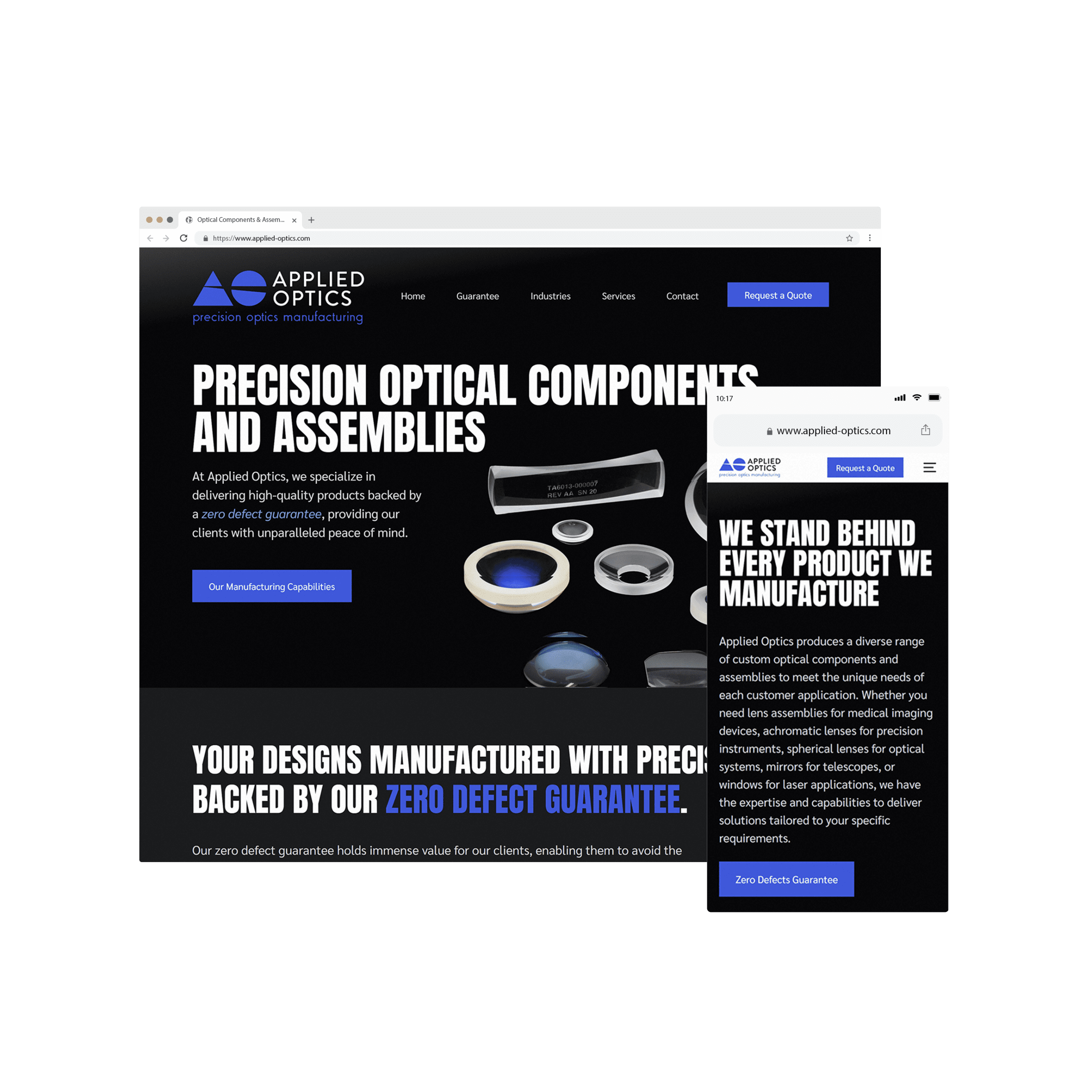 Optical Components and Assemblies Manufacturer