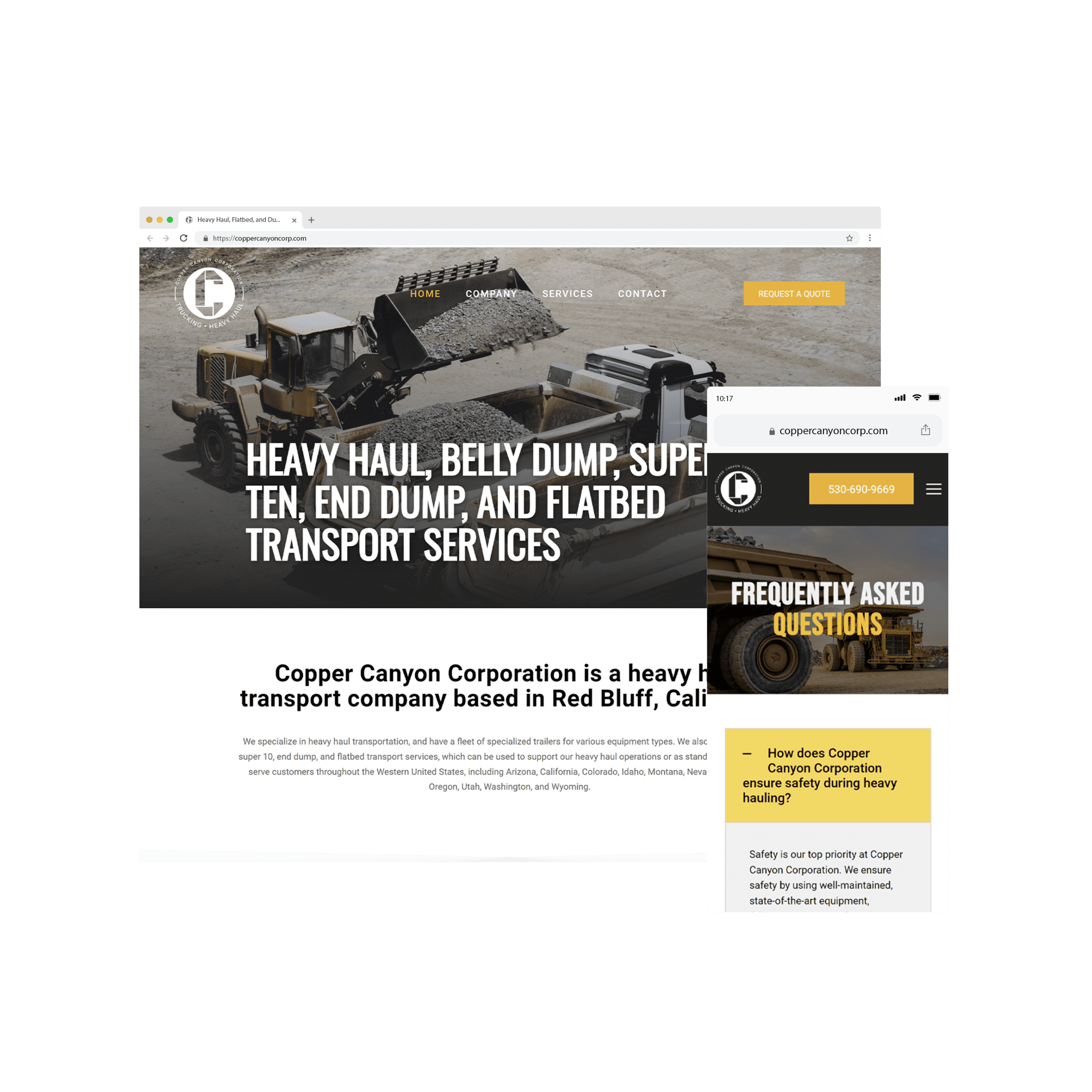 Heavy Hauling and Transport Company