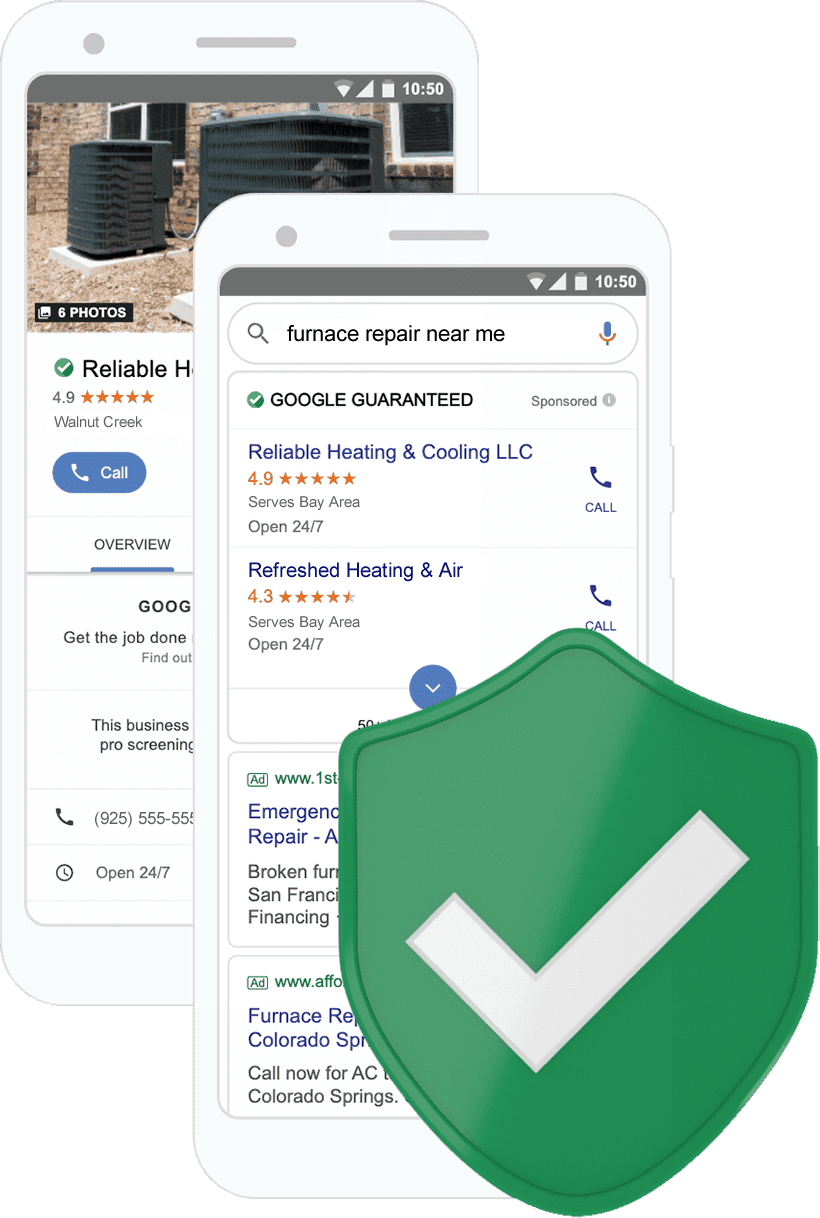 Google Guaranteed Ads for HVAC