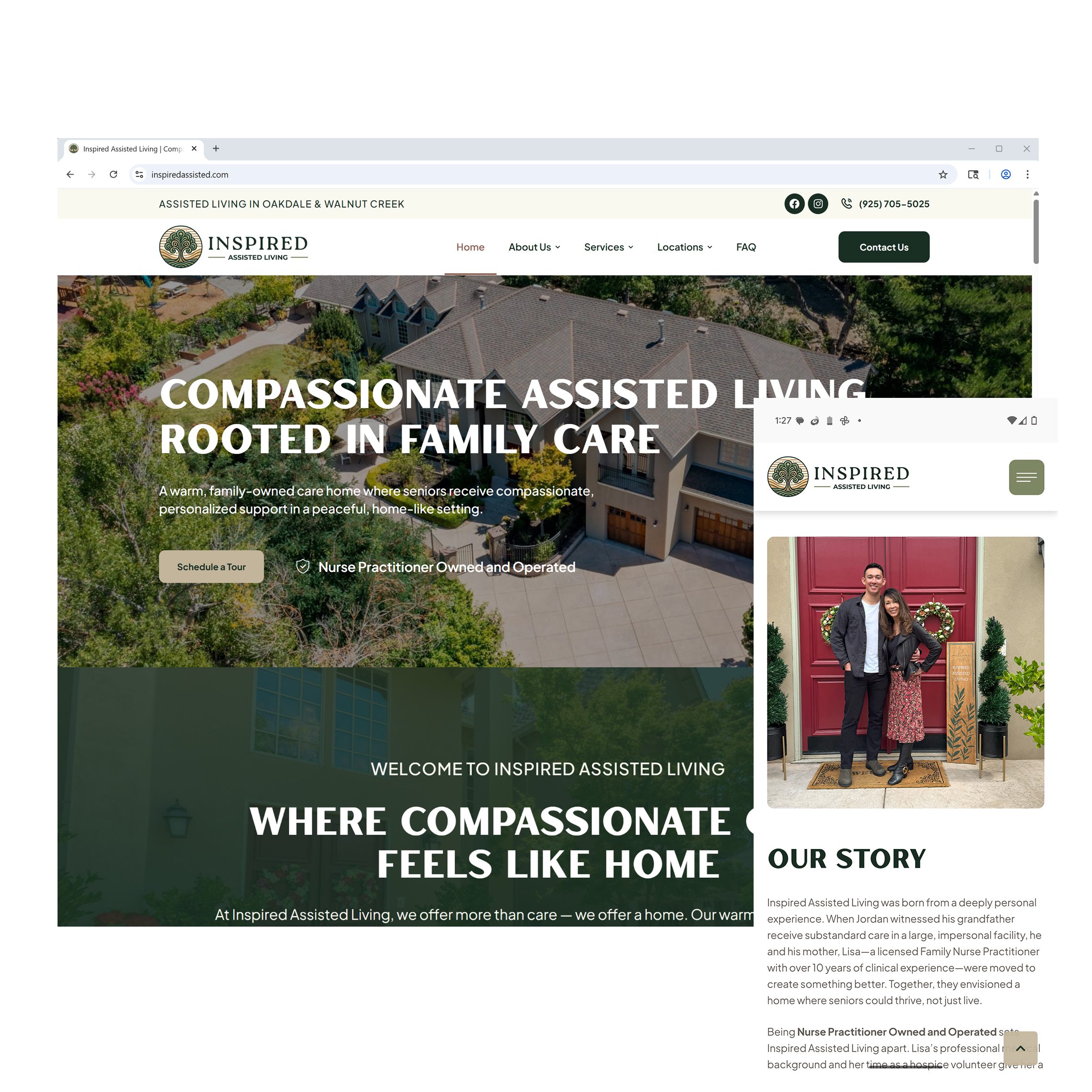 Senior Care Home Website
